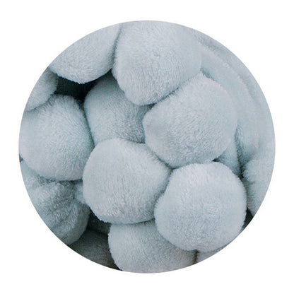 H&G Pom Pom Throw, Mist Blue