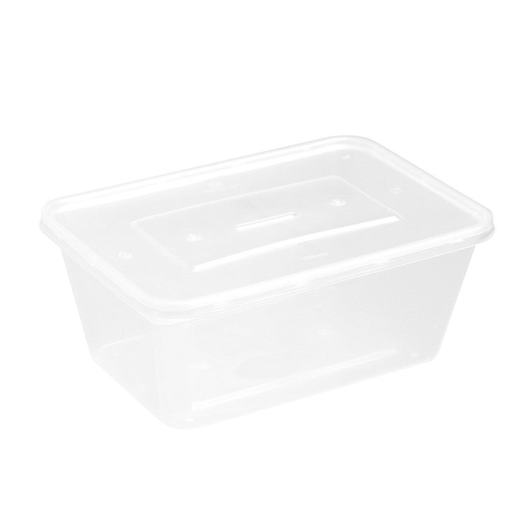 L&L Food Container Rectangle, 1L, 10pk