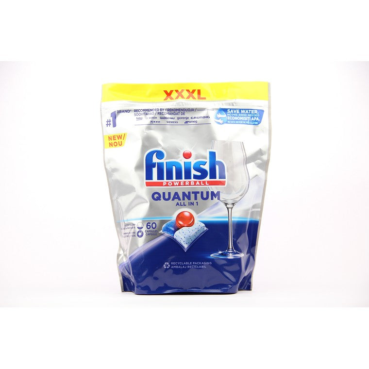 Finish Powerball Quantum All in One, 60pk