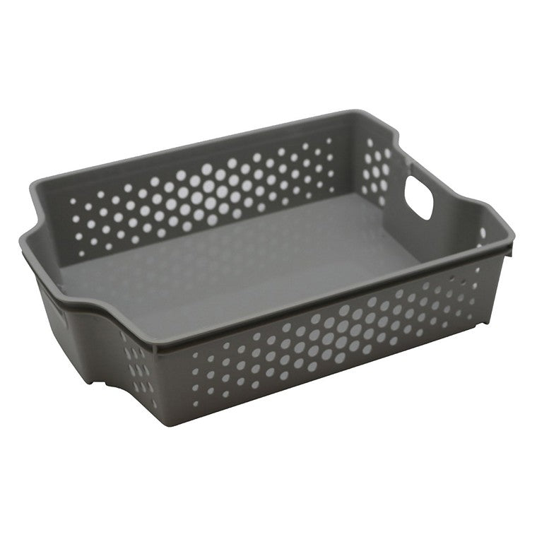 Hudson Stacking Basket, 28x20x6.5cm, 3 Asstd Colours