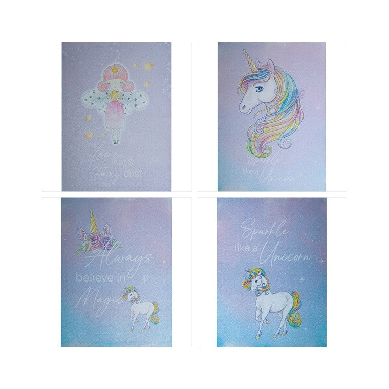 Fairies & Unicorns, Canvas Print, Asstd