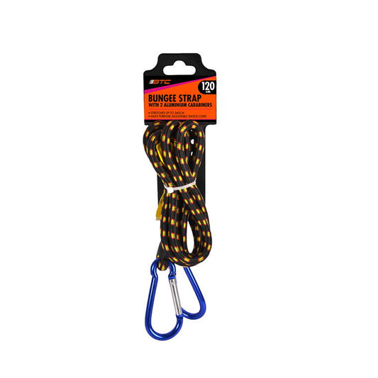 Bungee Strap w/ Carabiner Hook, 120cm