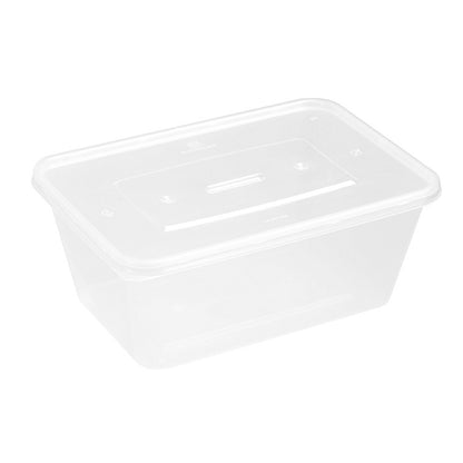 L&L Food Container Rectangle, 1L, 25pk