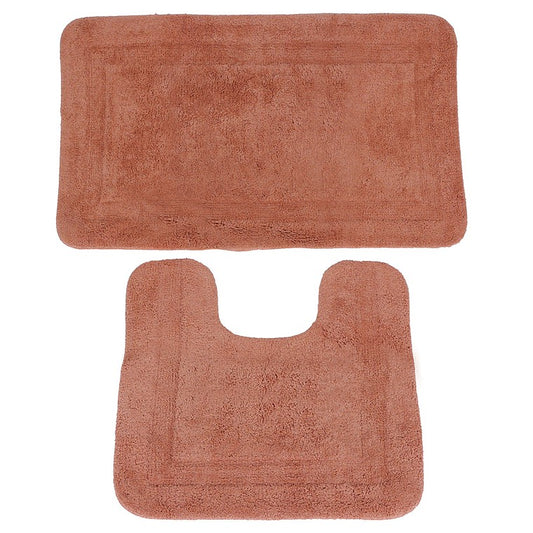 H&G Bathroom Mat 2pce Set, Cork