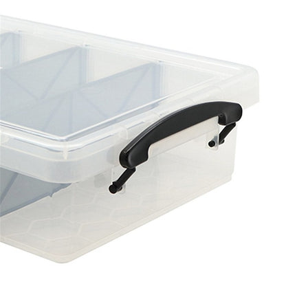 Storage Container, 6L Clear, 4 Section