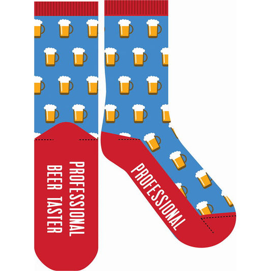 Beer Taster Crazy Sock