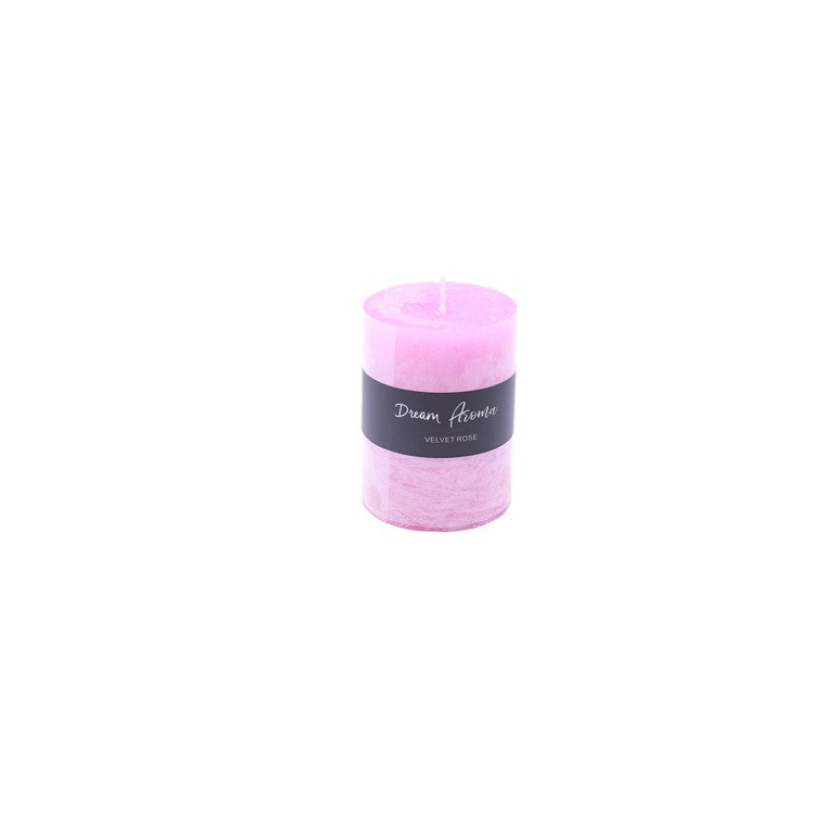 Pillar Candle, Velvet Rose, Medium