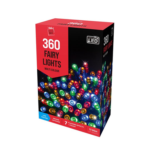 Xmas Fairy Lights 360 LED, Multi Colour