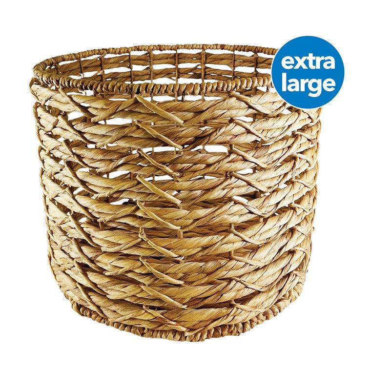 H&G Laura Basket, Natural, Xlarge