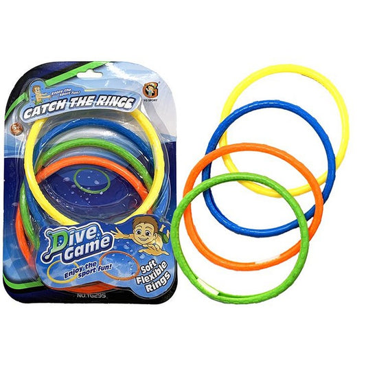 Water Catch Ring Game, 4pc