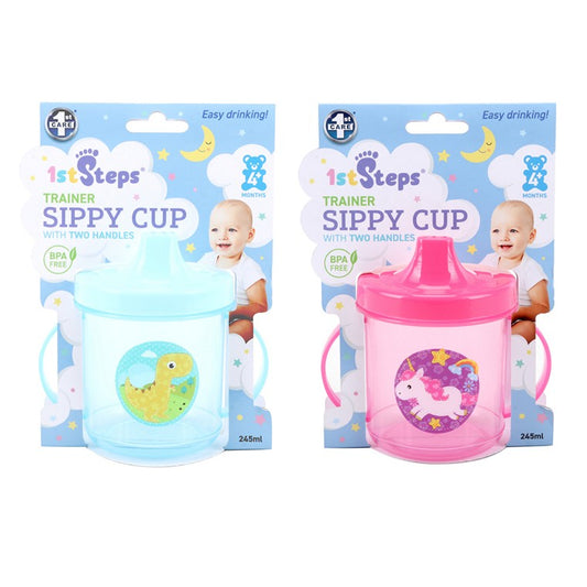 1st Steps Trainer Sippy Cup w/ Handles, 245ml