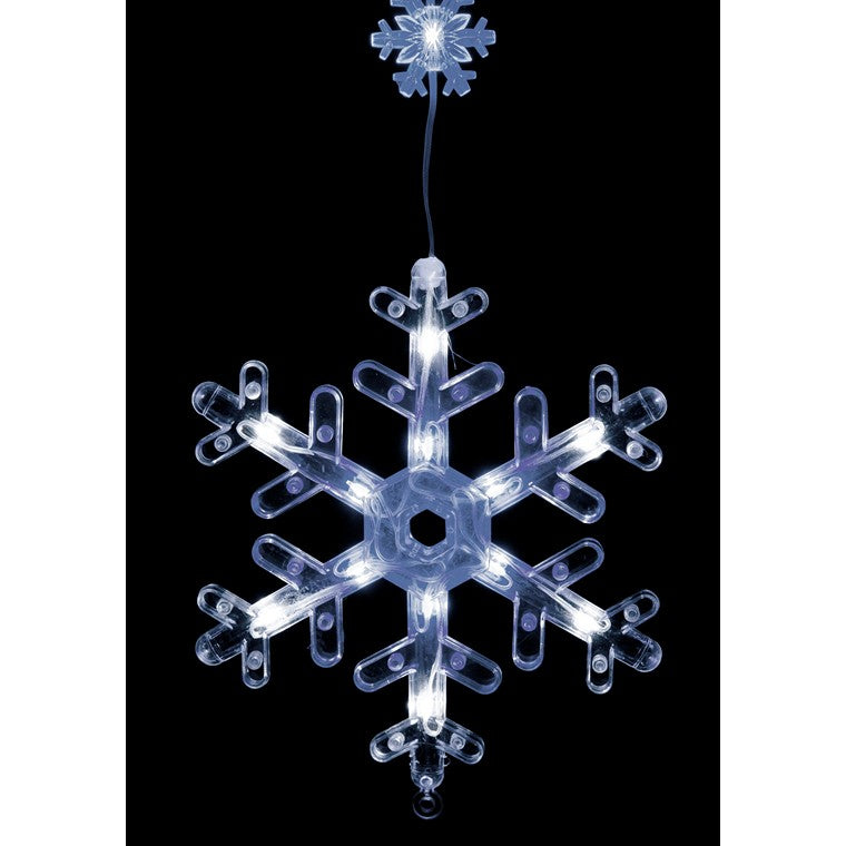 LED Snowflake Curtain, Asstd