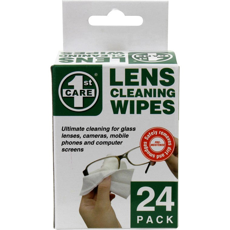 Glasses Cleaning Wipes, 24pk