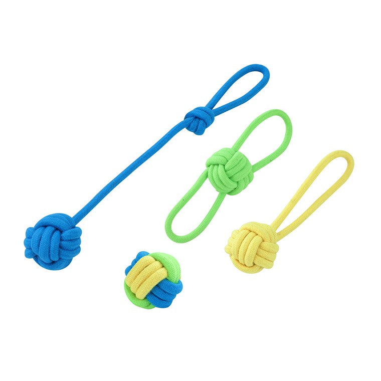 Mini Tug 'n Chew Rope, 4pk