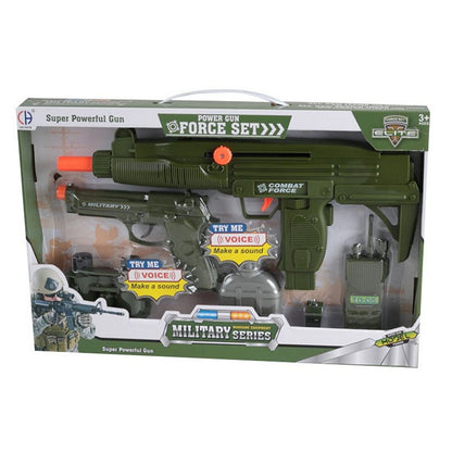 Military Machine Gun Playset w/ Sound, Asstd