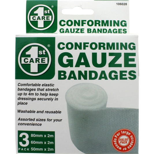 Conforming Bandages, 3pk