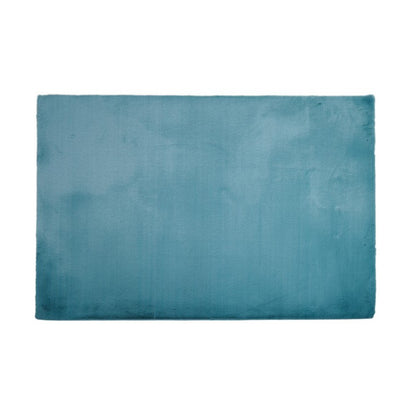 Selena Plush Mat, 130 x 70cm, Teal