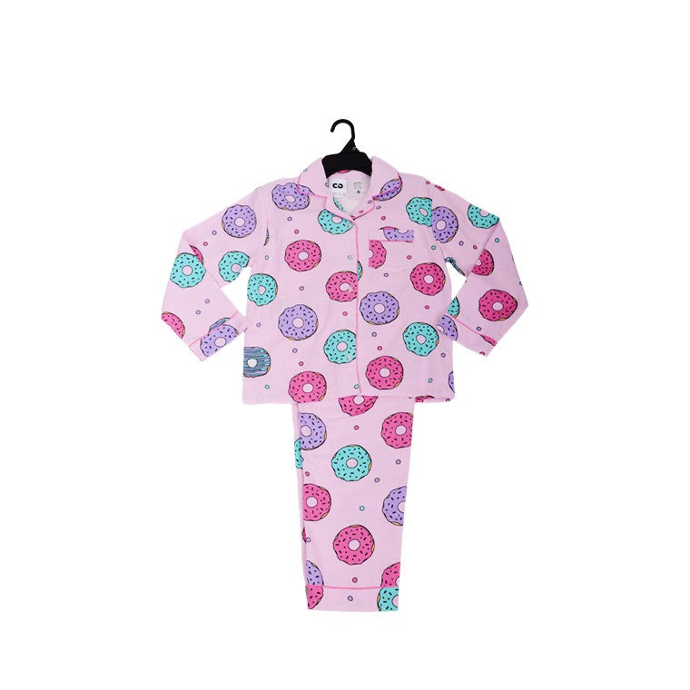 Flannel PJ Set, Do Not Disturb, Size 8