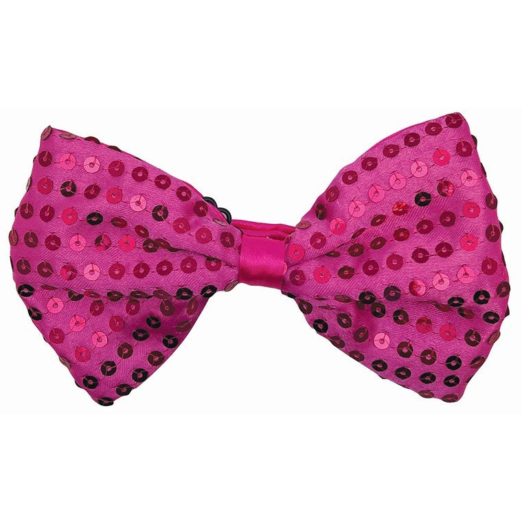 Party Bow Tie Sequin, Pink