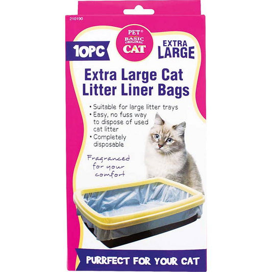 Cat Litter Liner Bags Extra Large, 10pk