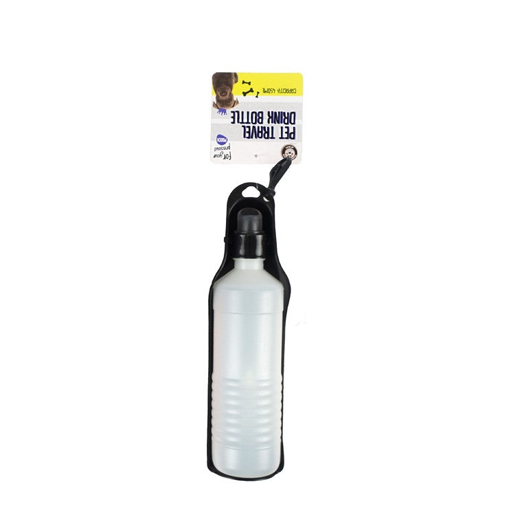 Pet Travel Drink Bottle, 550ml, 3 Asst Colours