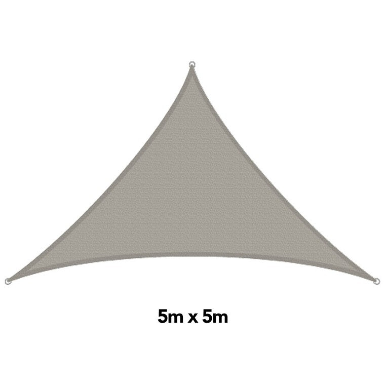 H&G Shade Sail Triangle Sandstone, 5x5m