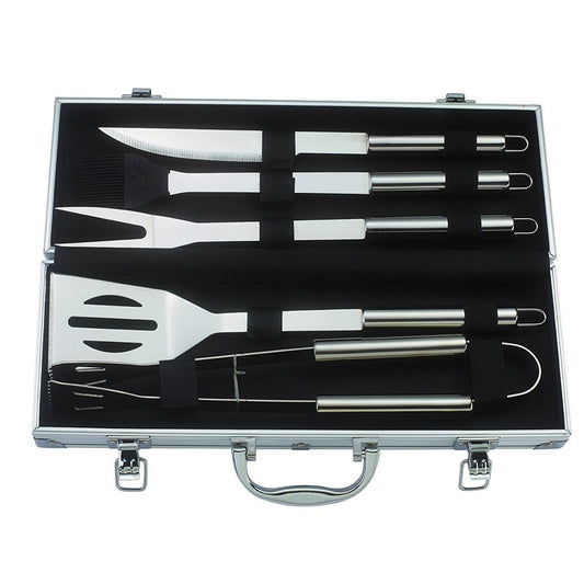 H&G BBQ Tool Kit In Case, Set Of 5