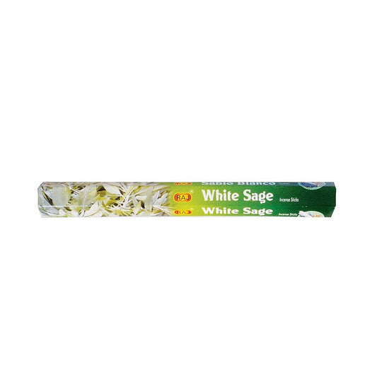 Raj White Sage Incense, 20 Sticks