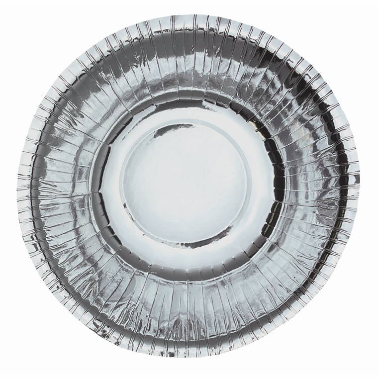 Silver Chrome Bowl, 8pk