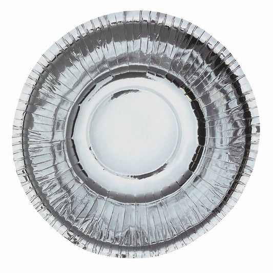 Silver Chrome Bowl, 8pk