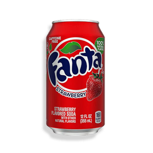 Fanta Strawberry Soda, 12pk