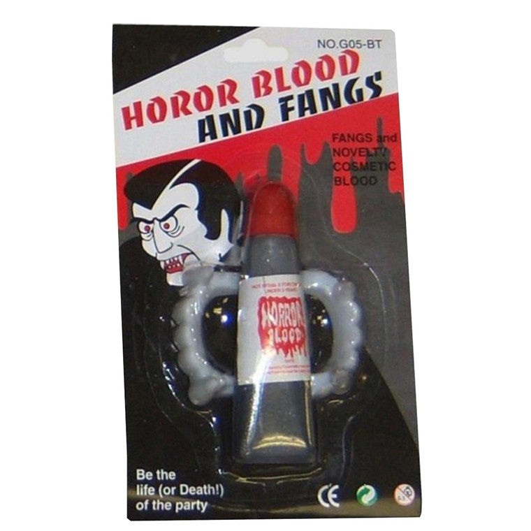 Halloween Horror Blood And Fangs