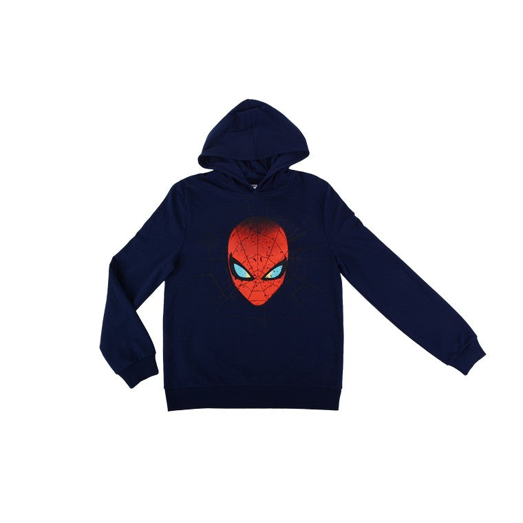 Spiderman Hoodie, Navy, Size L