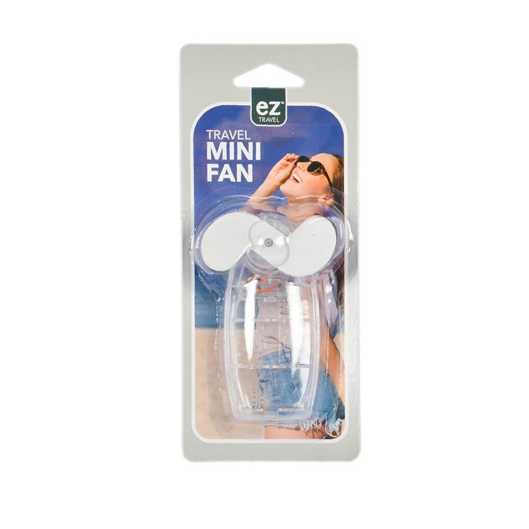 Mini Travel Fan, 3 Asstd Colours