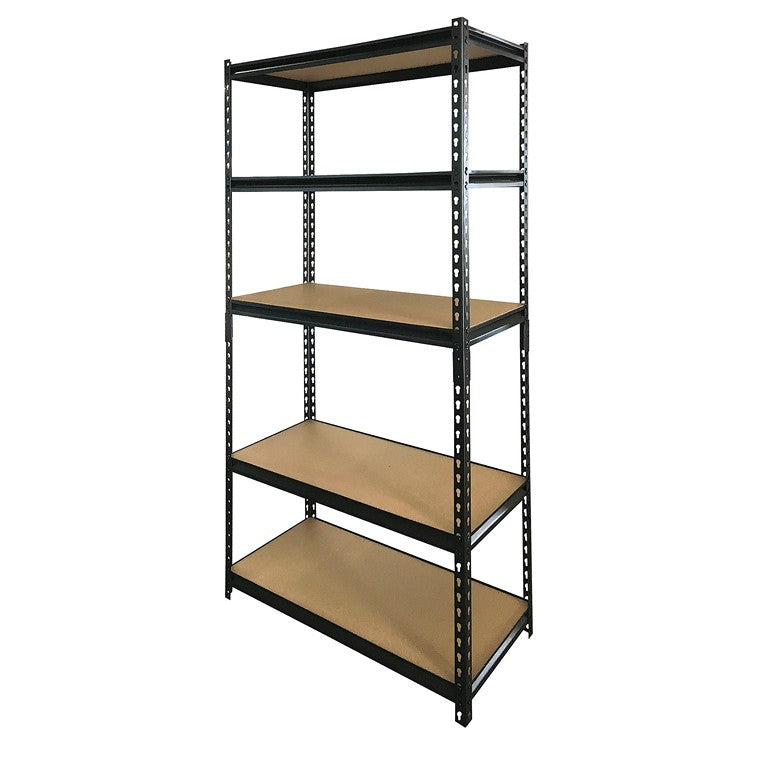 Metal 5 Tier Utility Shelf, 90 x 40 x 183cm