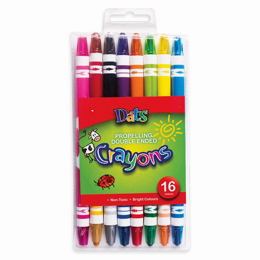 Propelling Double Ended Crayons, 8pk