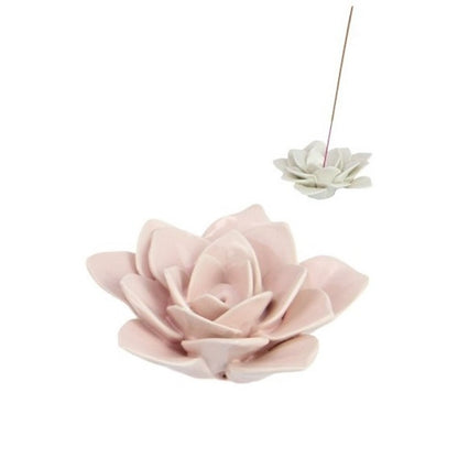 Ceramic Flower Incense Holder, Asstd