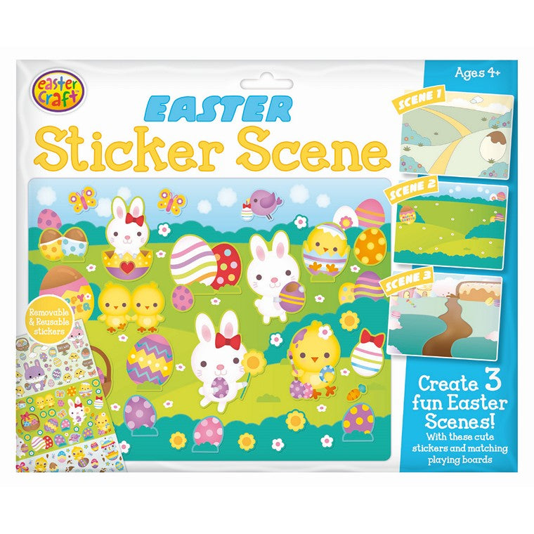 Sticker scene, 3pk