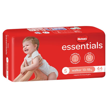 Huggies Essentials 44pk, Size 5, Walker