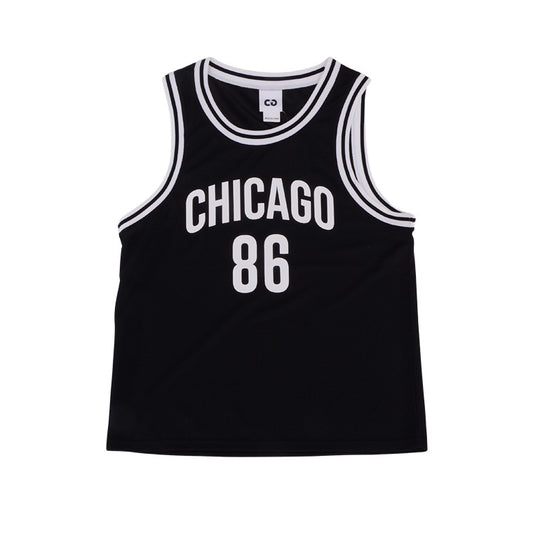 Chicago Basketball Print Tank, Size L