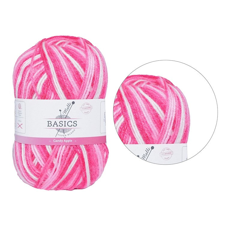 Acrylic Yarn, Candy Apple