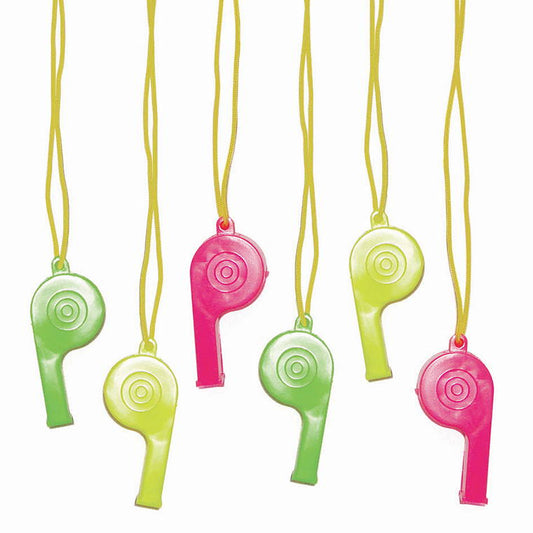 Party Favour Whistles, 6pk