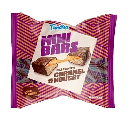 Fundiez Mini Bars w/ Caramel & Nougat