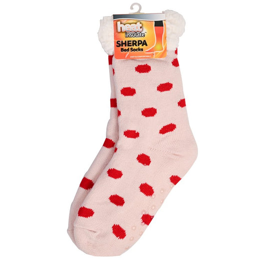 Heat Insulate, Bed Socks, Dot, Asstd