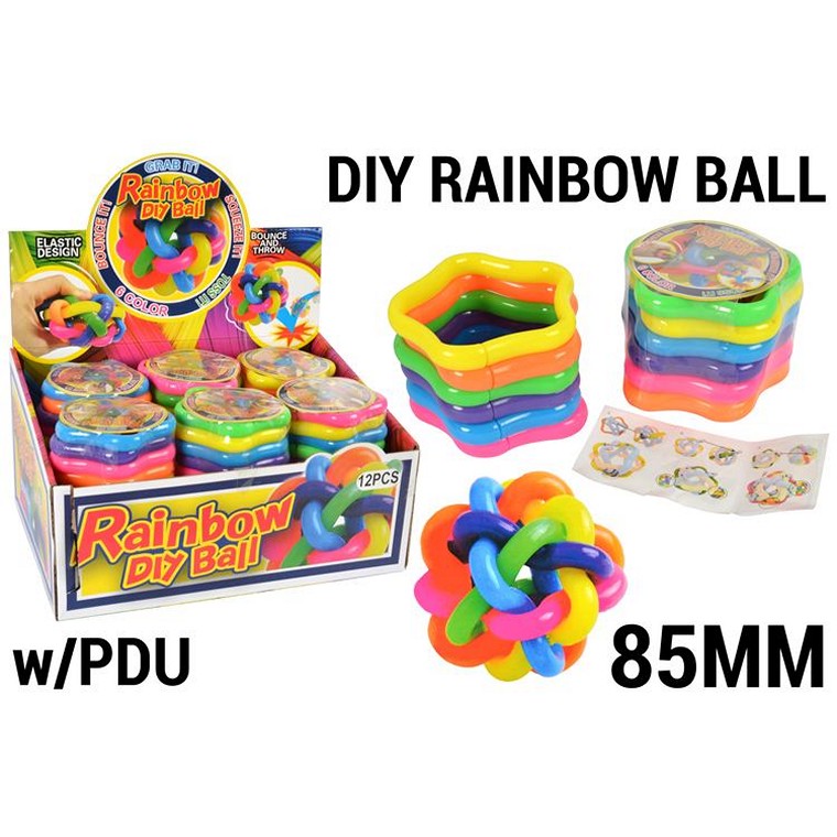 DIY Rainbow Ball, 8.5cm