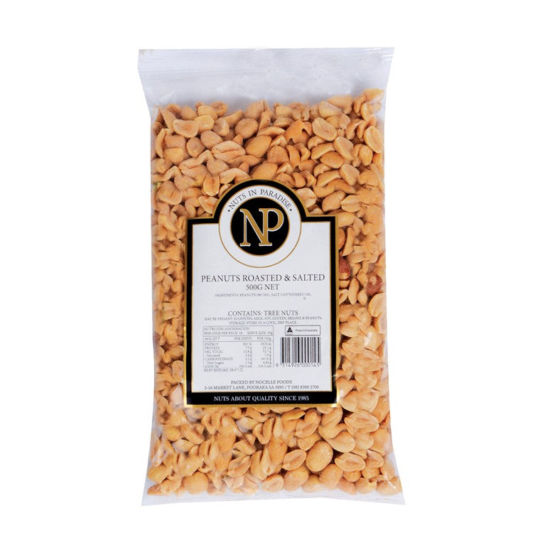 Nuts In Paradise Salted Peanut, 500gm