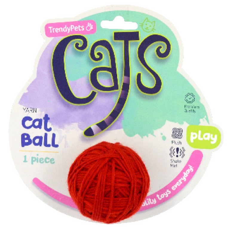 Yarn Ball Cat Toy, Asstd