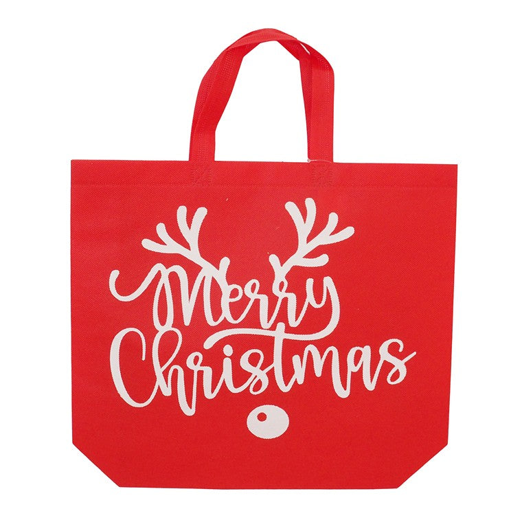 Christmas Shopping Bag, Asstd