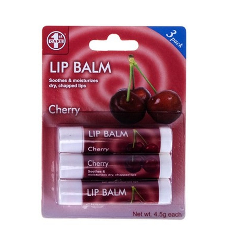 Lip Balm, 3pk, Asstd