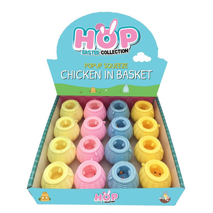 Pop Up Squeeze Chicken in Basket, Asstd